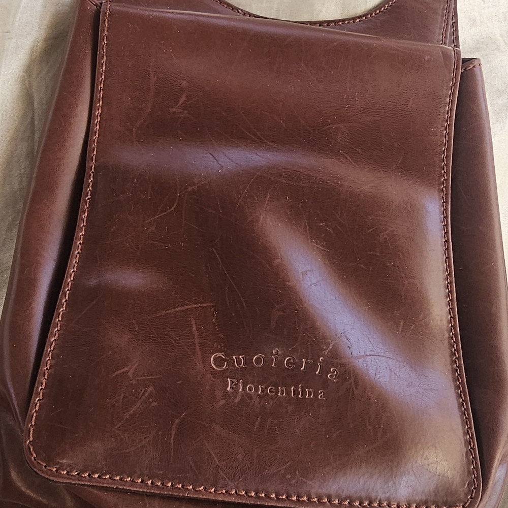 Cuoieria Fiorentina Women's Brown Leather Crossbody Bag